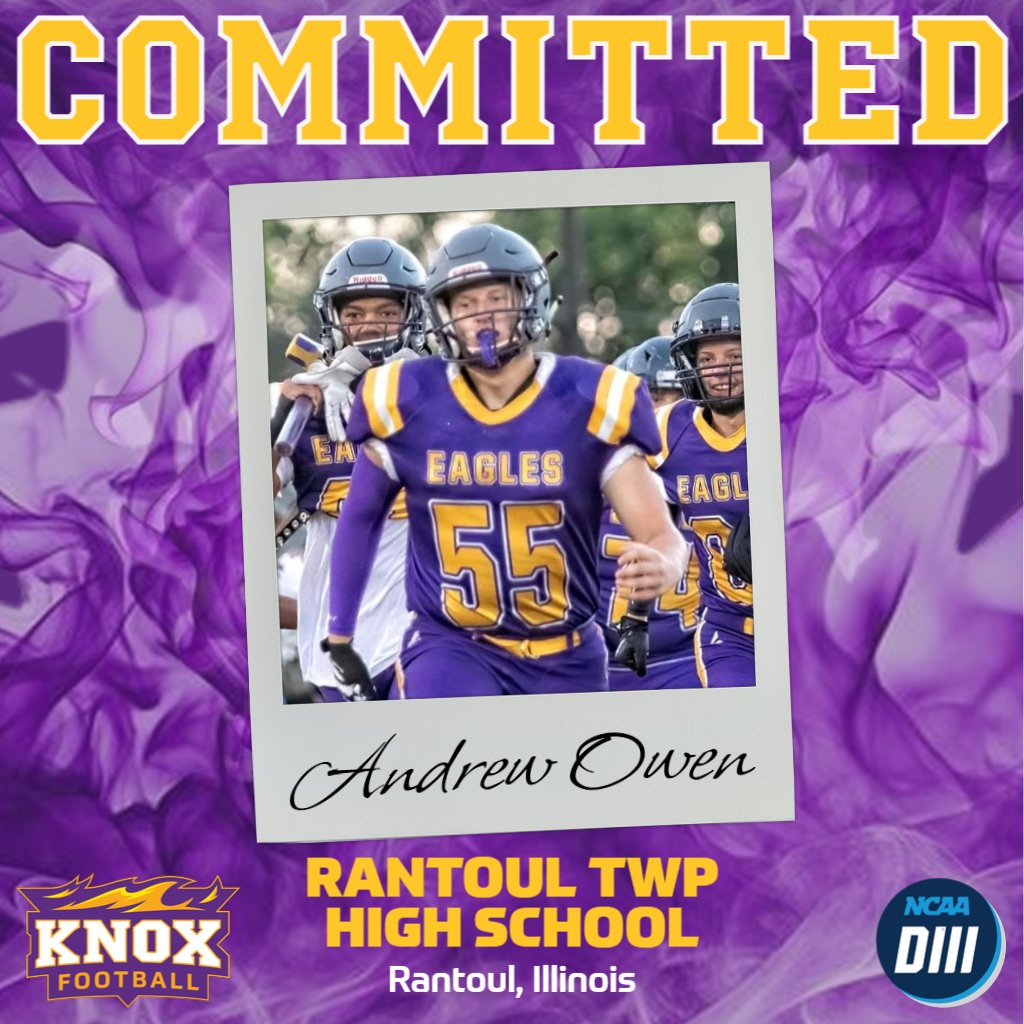 We are excited to announce that Andrew Owen from Rantoul Township High School will join our program this fall!

#FireFootball | #FireFamily | #AEE
