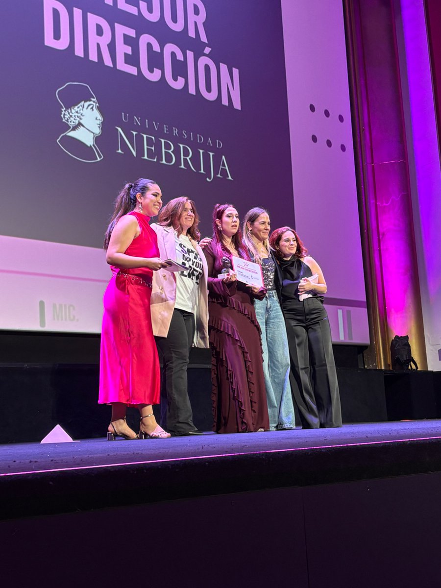 El mejor premio dirección es para… así es ¡“Su imagen”!
¡No nos lo podemos creer!🤩🌟

#FestivalAdN #Nebrija #UniversidadNebrija #CinesCallao #Callao #CallaoCityLights #Madrid #Cine #Cortometrajes #FestivalCine #FestivalCortometrajes #talentojoven