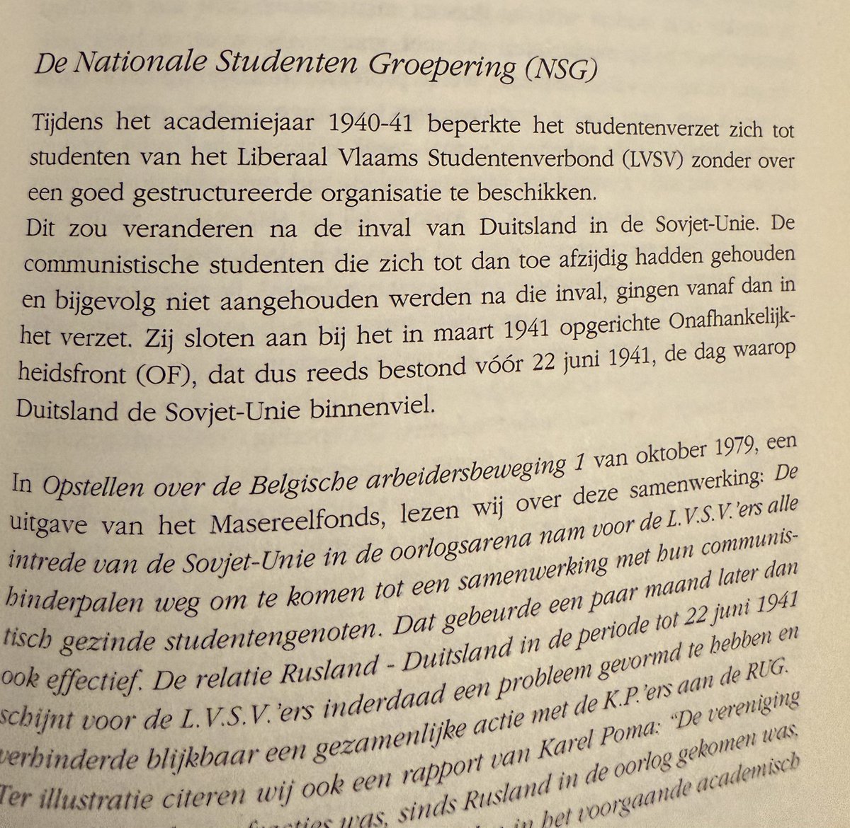 LawrenceVanhove's tweet photo. Leestip voor #8mei: Student in het verzet van wijlen Karel Poma, oud-@lvsvgent en @tzalwelgaan en later @hetLVV en PVV coryfee. Maakt de oorlogssituatie heel tastbaar en geeft duidelijkheid wie op welk moment welke positie innam @liberasvzw @danyneudt @8meicoalitie https://t.co/MmBoE5wE3E