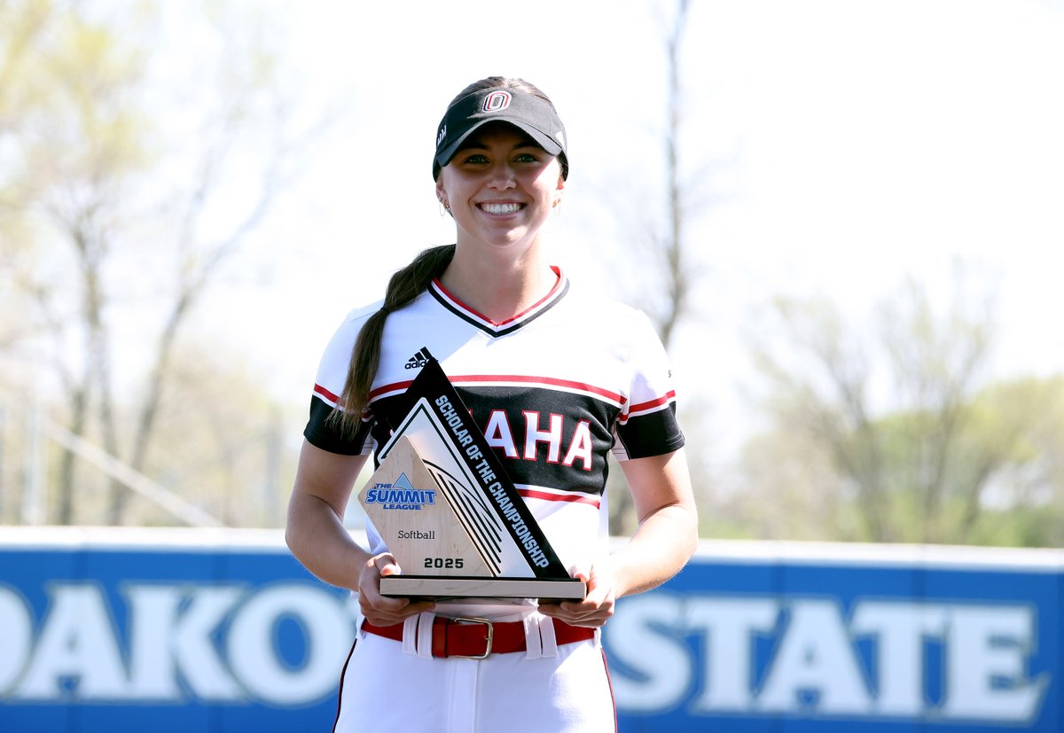 Your 2025 #SummitSB Scholar of the Championship, senior <a href="/maggie__obrien6/">Maggie O’Brien</a>🤘

📚 Business Administration
🔢 4.0 cumulative GPA

📸 Dave Eggen/Summit League

#GoMavs | <a href="/TheSummitLeague/">The Summit League</a>