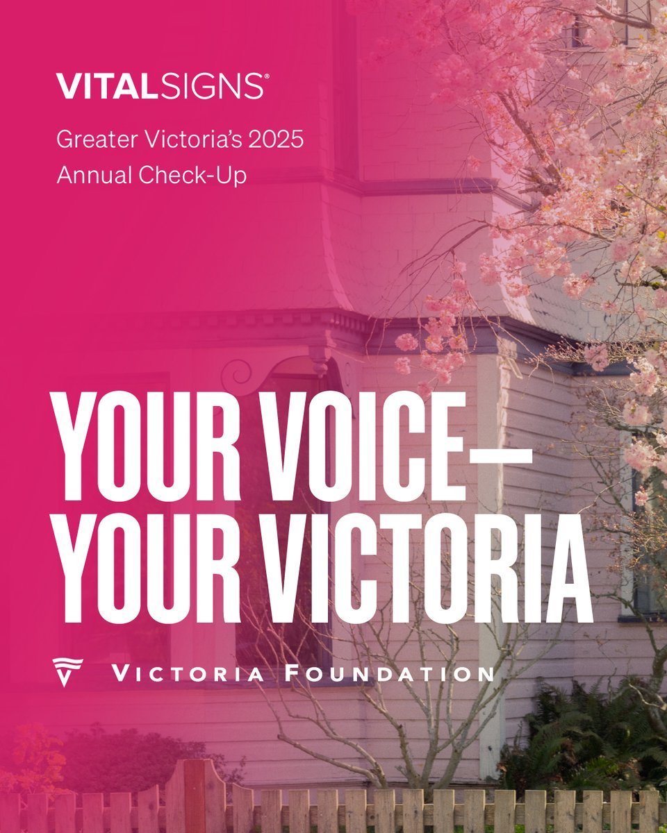 Take 5 minutes to invest in your community.⏰

The Victoria Foundation wants to hear your thoughts on how to better invest in the people, ideas and activities that make our city thrive with their 2025 Vital Signs Annual Survey.

Complete the survey by May 30 for a chance to win 1