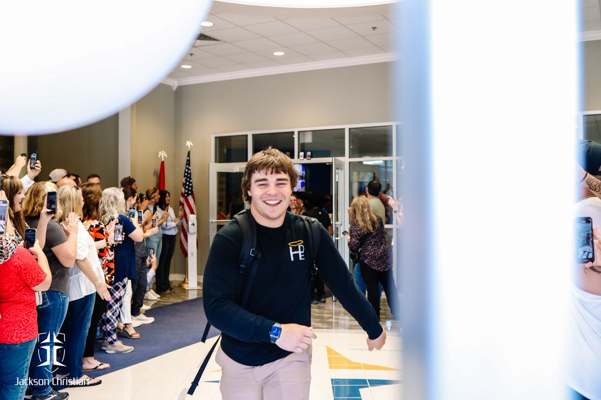 The Class of 2025 walked out of the doors of Jackson Christian for the last time today before they return as graduates. It's been our joy to watch them grow and celebrate their success.