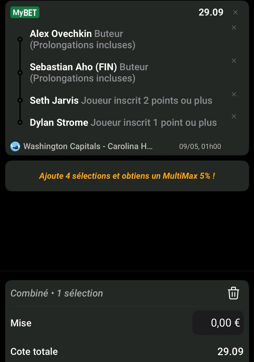 iiiicemaaaaaaan's tweet photo. #NHLPlayoffs 🏒🇺🇸🇨🇦

⌚️ 01h00

Deux #MyBET pour cette nuit !🔥

Les deux combinés @571,14

Doucement sur les mises les amies 🤗

❤️ &amp; RT si tu suis !

#TeamParieur #StanleyCupPlayoffs #NHL #Playoffs #StanleyCup #HockeyBet https://t.co/6vueDyNnaH