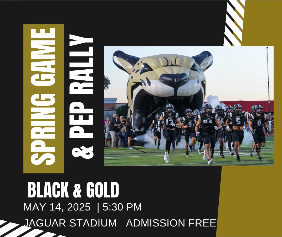 Sam Carlin (@coachcarlin) on Twitter photo Wrapped up morning practices today! Draft tomorrow. Next up Buda Jaguar Spring Game 2025! <a href="/JhsJags/">JHSJags</a> <a href="/JHSJags_Hoops/">JagsHoops🏀</a> <a href="/jagsaquatics/">JHS Jags Aquatics</a> <a href="/BudaJagsTrack/">Buda Johnson Track & Field</a> <a href="/_JaguarBaseball/">Buda Johnson Baseball</a> <a href="/BudaJagsFB/">BudaJagsFootball</a> <a href="/jagsgolf1/">jagsgolf</a> <a href="/JagsClub/">JAGS Athletic Booster Club</a> <a href="/JhsRosettes/">JHS Rosettes</a> Wrapped up morning practices today! Draft tomorrow. Next up Buda Jaguar Spring Game 2025! <a href="/JhsJags/">JHSJags</a> <a href="/JHSJags_Hoops/">JagsHoops🏀</a> <a href="/jagsaquatics/">JHS Jags Aquatics</a> <a href="/BudaJagsTrack/">Buda Johnson Track & Field</a> <a href="/_JaguarBaseball/">Buda Johnson Baseball</a> <a href="/BudaJagsFB/">BudaJagsFootball</a> <a href="/jagsgolf1/">jagsgolf</a> <a href="/JagsClub/">JAGS Athletic Booster Club</a> <a href="/JhsRosettes/">JHS Rosettes</a>