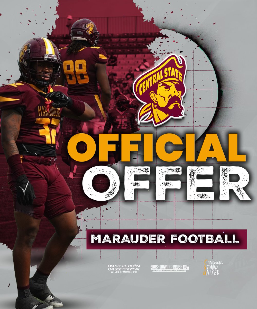Luke Anzlovar (@anzlovarluke) on Twitter photo After a great workout, I am blessed to receive an offer from <a href="/GoMaraudersFB/">Central State Marauders Football 🏴☠️</a> <a href="/CoachJamesLee/">James Lee</a> <a href="/CoachShaqWash/">Shaq Washington🏁</a> <a href="/CoachDarden34/">Coach Brian Darden</a> <a href="/BigMarshMello72/">Marshal Davis</a> After a great workout, I am blessed to receive an offer from <a href="/GoMaraudersFB/">Central State Marauders Football 🏴☠️</a> <a href="/CoachJamesLee/">James Lee</a> <a href="/CoachShaqWash/">Shaq Washington🏁</a> <a href="/CoachDarden34/">Coach Brian Darden</a> <a href="/BigMarshMello72/">Marshal Davis</a>