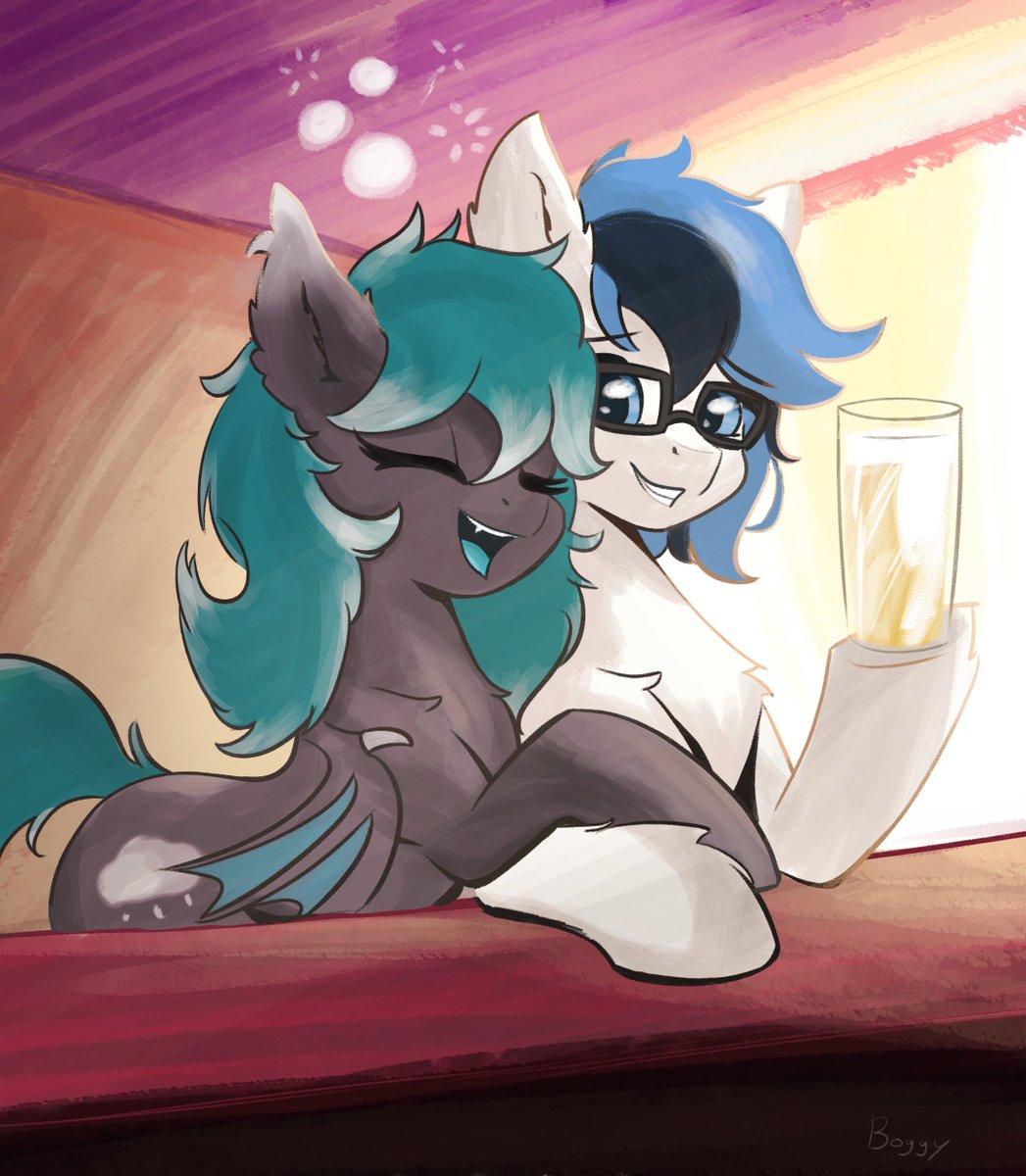 Something <a href="/Boggybap/">Boggy</a> made for me and <a href="/kezter/">Kez</a> 
a while ago when I was visiting. I forgot to post the lovely artwork. Still one of the best nights ever.