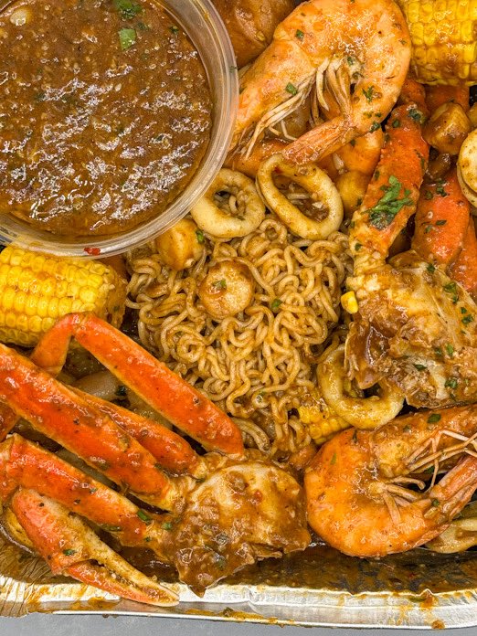 SeafoodSOxford's tweet photo. You asked, and we delivered! Now you can add delicious ramen to your seafood boil for the ultimate surf and slurp experience.🍜🦀🦐#seafoodboil #Ramen #oxford https://t.co/dPHeGq7pTD