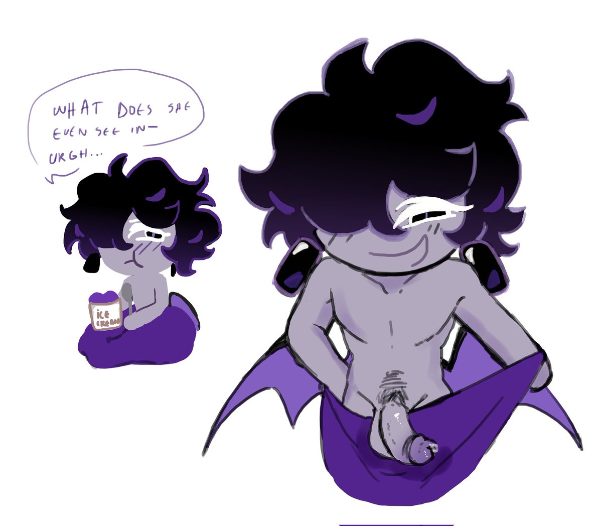 notsafeforcookies. nsfw. cookiecum. the silly man himself. nsfwart. 