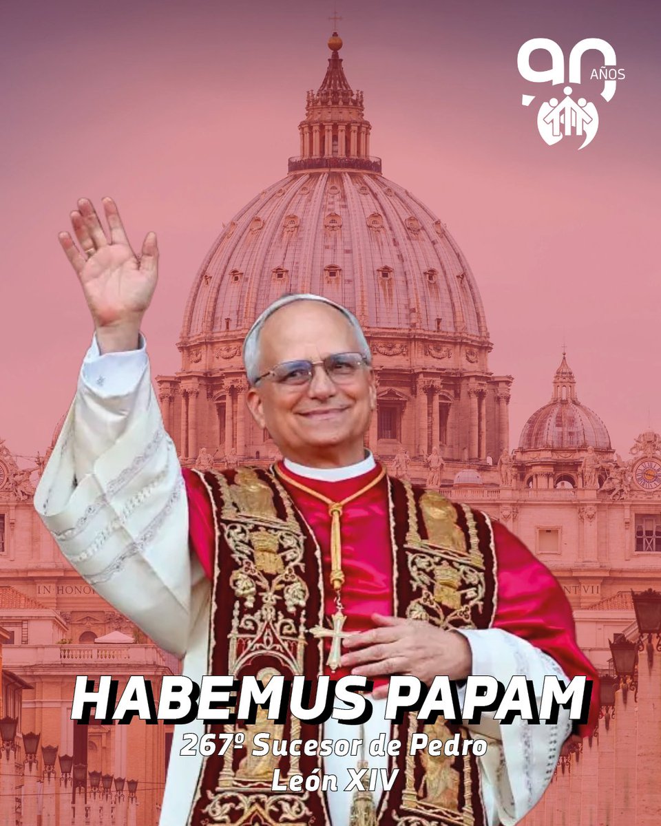 Habemus Papam

Hoy la Iglesia celebra un momento histórico: con alegría y esperanza, acogemos al papa León XIV, 267º Sucesor de Pedro. 

Que su pontificado sea guiado por el Espíritu Santo y fortalezca la fe de la Iglesia. 

#salesianos #ancladosenlaesperanza #90añossalesianosrd