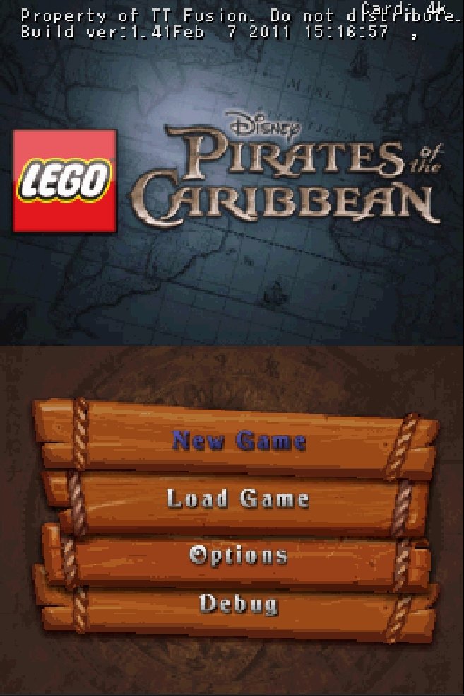 LinterniG's tweet image. Some hours ago a #LEGO Pirates Of The Caribbean Prototype Build for the Nintendo DS got leaked! To my surprise it contained DEBUG MENUS, a LOT of unfinished levels, mechanics, pickups.... it seems to be from a really early stage of development. Video of this build coming soon 😉