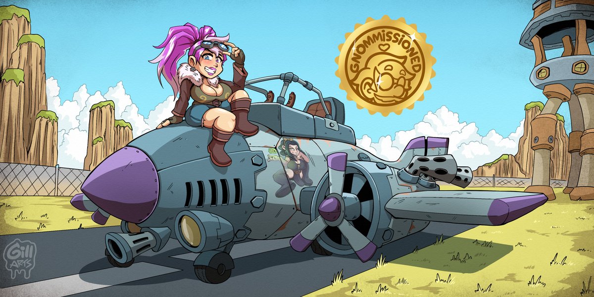 "She's ready for a ride!"

One of the seasonal gnomissions! gnomissioned by Zixi! One of my favorites pieces of the season! Thank you very much!