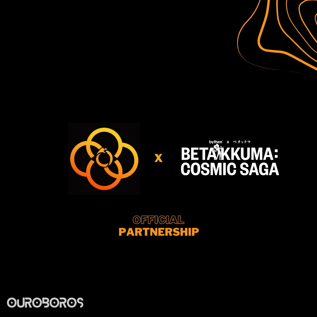 Ouroboros x Bythen

We’re thrilled to announce our collaboration with <a href="/BetakkumaAI/">Captain KUMA</a> by <a href="/bythenAI/">bythen</a> 

Betakkuma is a Japanese cultural icon having partnered with major brands like Coca-Cola, and Universal Music. With their new collection, they are aiming to build a revenue-sharing