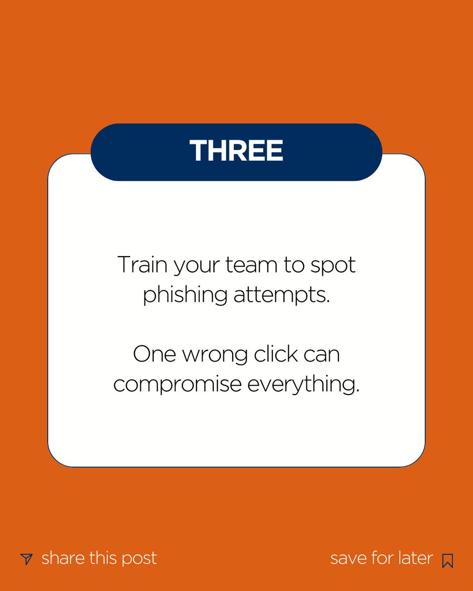 PremierNetworx's tweet image. Cybersecurity doesn’t have to break the bank 💸 
Here are 3 free, high-impact ways to protect your business today. 
#CybersecurityTips #FreeSecurityFixes #ITBasics