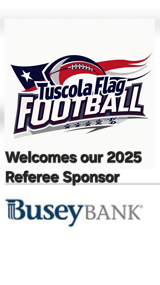 A HUGE Welcome and Thank you to <a href="/Busey/">Busey</a>! We are proud to partner with them as sponsors of our Referees for Summer 2025! #FootballForAll #CommunityPride