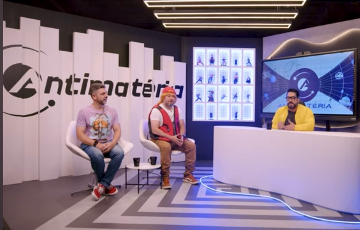 O <a href="/comantimateria/">Antimatéria</a> de hoje tem um convidado especial, o Sr. Jeff Bogard que vai contar tudo sobre Fatal Fury City of The Wolves da <a href="/SNKPofficial/">SNK GLOBAL</a> pra gente! É daqui a pouco as 18:30 na <a href="/tvcultura/">TV Cultura</a> e use a #antimateriaNaCultura para mandar mensagens ✌️