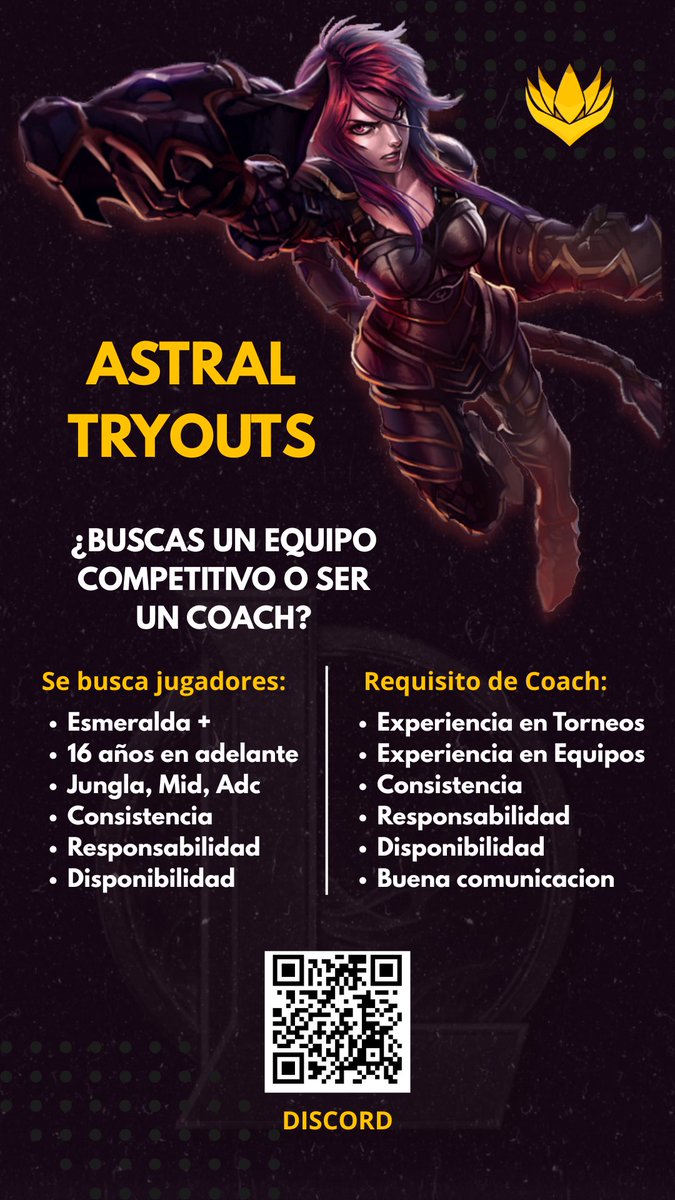 Si eres jugador de LOL, te estamos buscando!🦉🙌🏻 #LeagueOfLegends #equipoesports