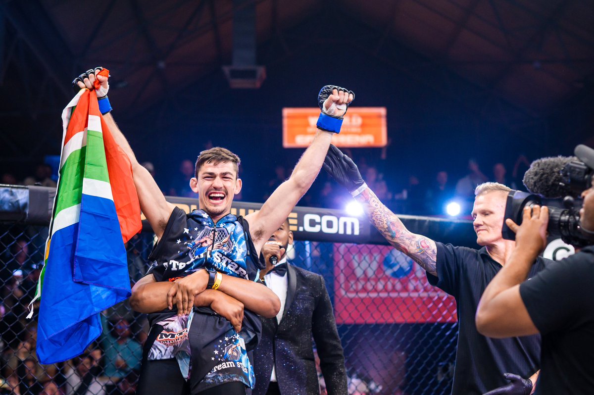 EFCworldwide's tweet photo. Clean sweep for the Africans tonight 😎
Hats off to the Brazilians…they lived up to their name, WARRIORS!
#EFC123 https://t.co/PZszS97X69