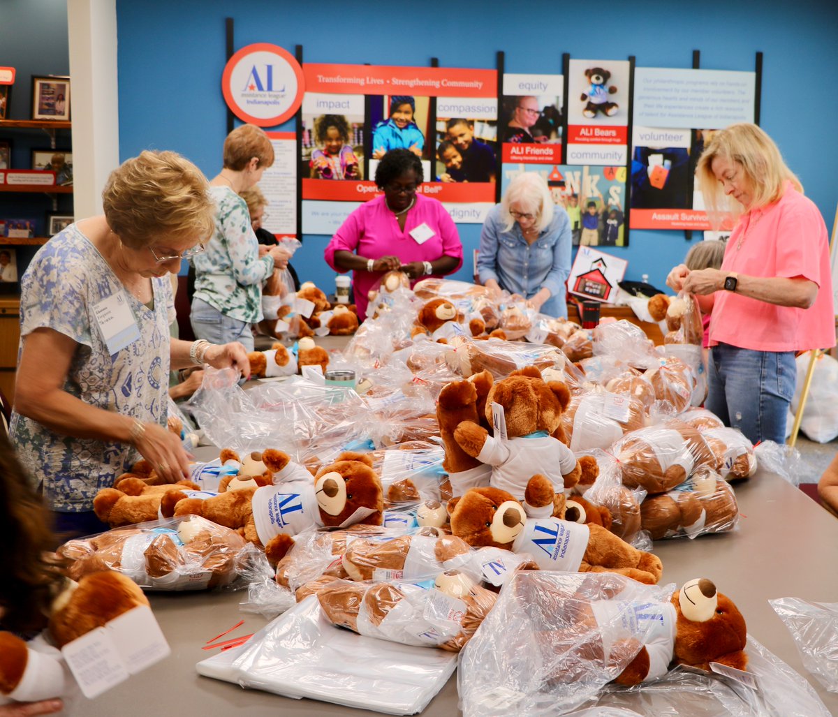Our ALI Bears program gives comfort to ill, traumatized, or grieving individuals. Thank you Hoover Family Foundation for your generous $6.5K grant to support this initiative!