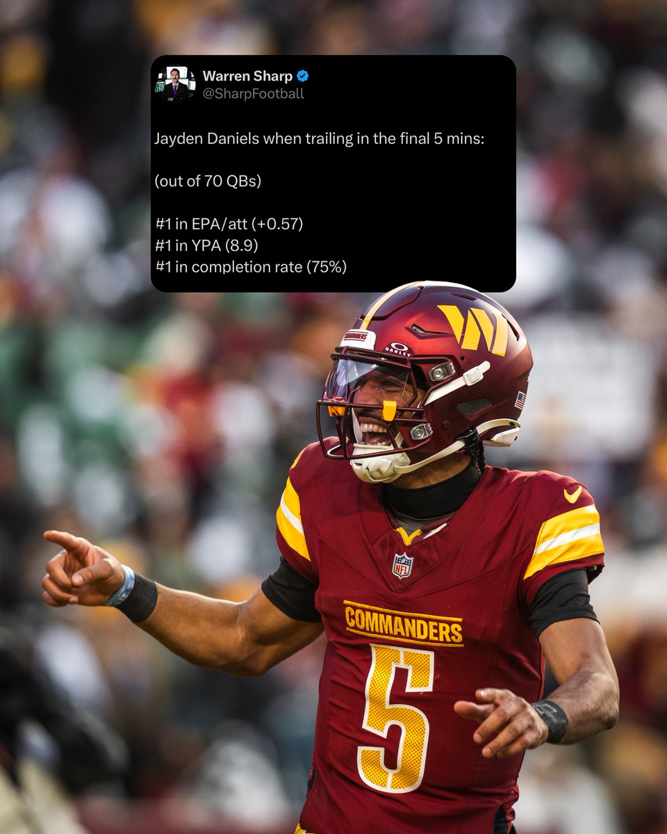 Clutch.

<a href="/JayD__5/">Jayden Daniels</a> | #RaiseHail