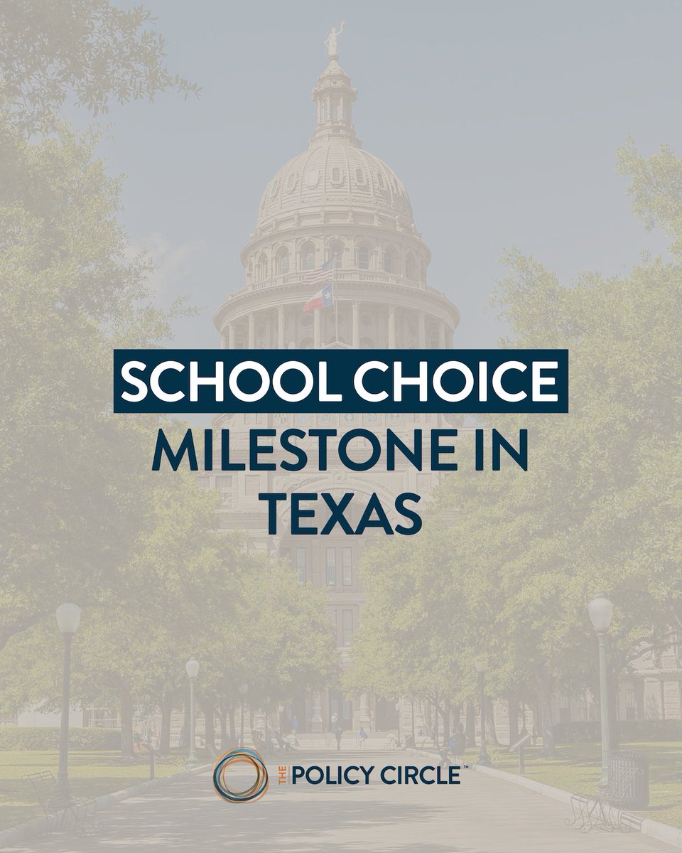📣 Texas just expanded school choice!
All families are now eligible for Education Savings Accounts (ESAs) under new legislation.

Learn how ESAs work—their benefits, challenges &amp; impact—with The Policy Circle’s Insight. 🔗 bit.ly/4jPdj39