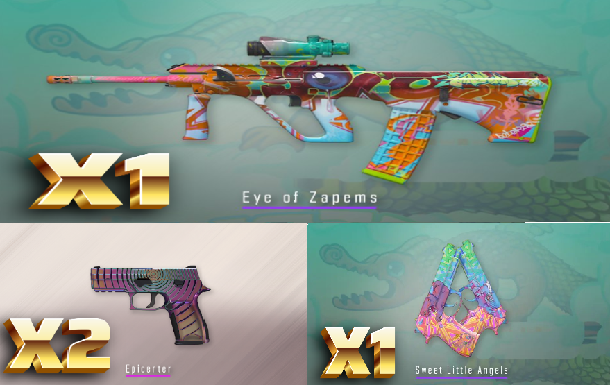 Destructum's tweet photo. 🎩Sponsored By @Luxygiveaways 🎩

👉1x Aug Eye of Zapems FT- 2X P250 Epicenter FT- 1X Dual Berettas Sweet Little Angels FT (4 Winners-1 each)

✅Follow @Luxygiveaways /Retweet
☑️Retweet/Like the quoted tweet under
(Show proof)

⏰End in 3 Days
#CS2 #CS2Giveaway  #CSGOGiveaway https://t.co/6BcNtlvYIQ