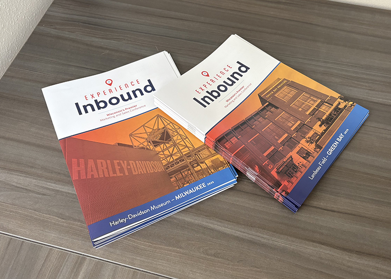 Sneak peek! 👀 Our Experience Inbound program books arrived and they look INCREDIBLE. Huge thanks to <a href="/NEW_Prints/">N.E.W. Printing</a> for bringing our program books to life so beautifully. 🙌 #PrintPerfection #ExpInbound