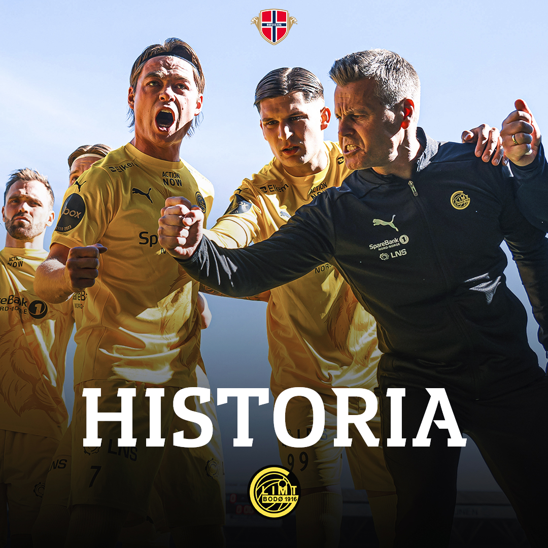 NoruegArg's tweet photo. De pie, Bodø, de pie.

Aplausos para este equipazo. Glimt hizo HISTORIA. https://t.co/lCLskadNOm