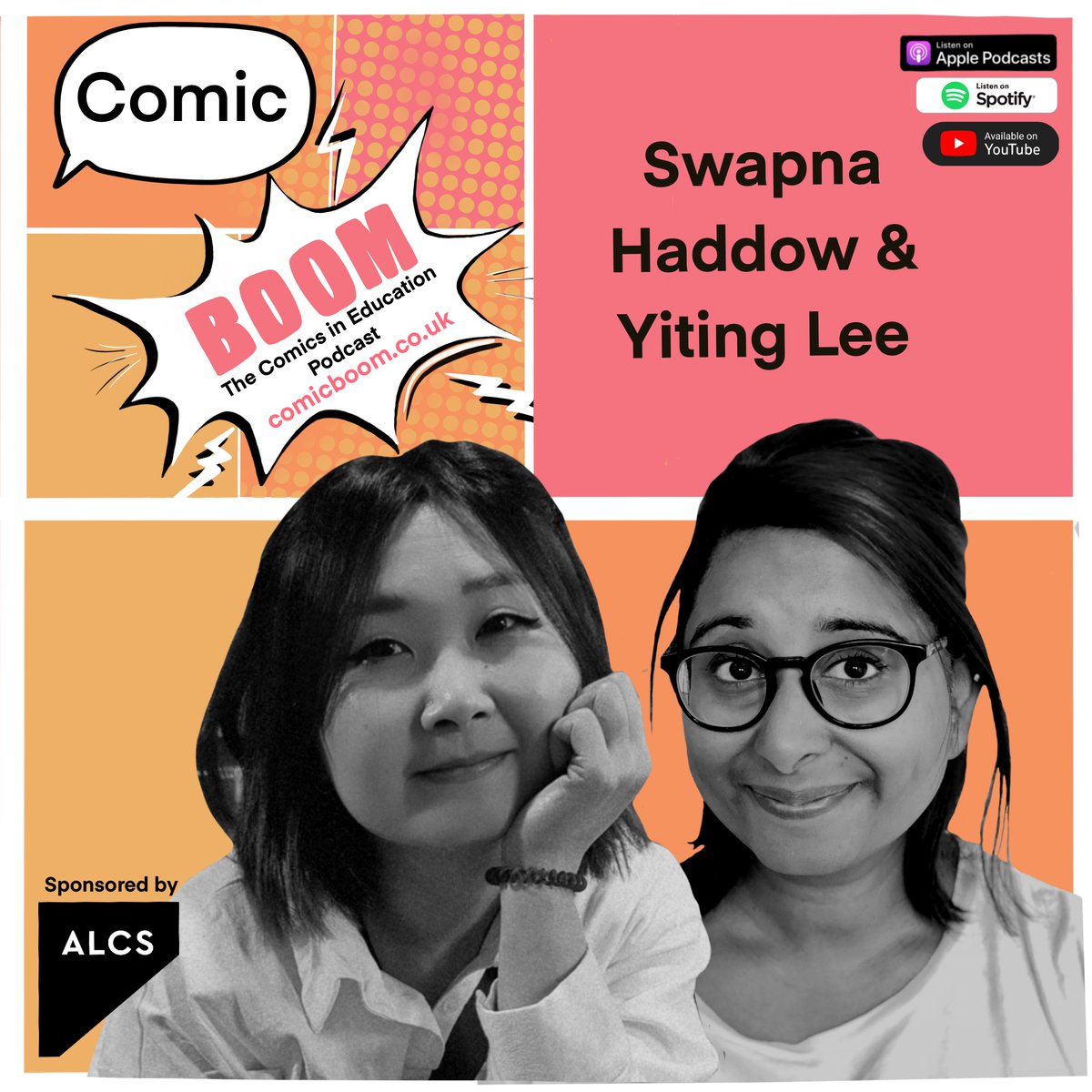 Tackling tricky conversation topics with young children through comics. #YitingLee &amp; <a href="/SwapnaHaddow/">Swapna Haddow (book updates)</a> on Little Dinosaurs, Big Questions. We talk about their collaboration and their hopes for how the book can be used to scaffold conversations. #comics #pedagogy #podcast  <a href="/ALCS_UK/">ALCS</a>