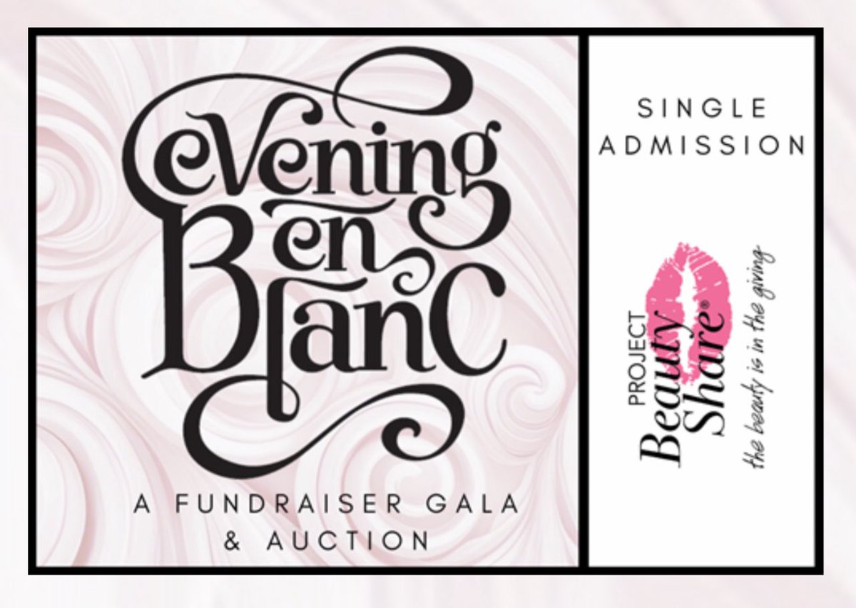 It’s official…Evening en Blanc 2025 tickets are ON SALE NOW!! Don’t miss the BEST event of the summer! 🤍🥂

✨ Purchase tickets here —&gt; projectbeautyshare.org/events/ ✨

• • • • •

Evening en Blanc 2025
Sun, August 17th
CenterPlace Event Center
5:00 - 8:30 PM