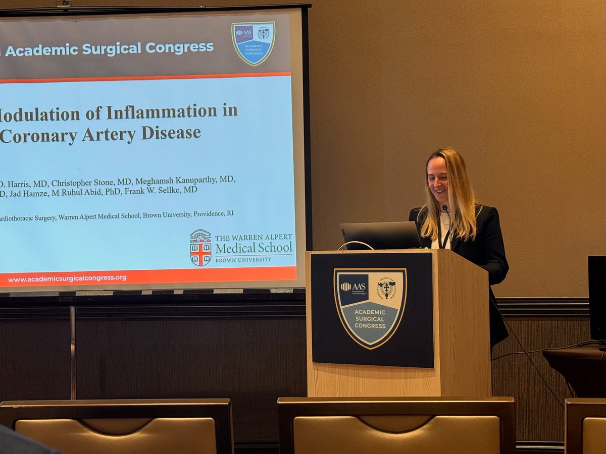 Shout out to our very own Dr. Kelsey Muir who won the 2025 award for the Best AAS overall manuscript submission by an AAS member! Her manuscript is entitled "Linagliptin Modulation of Inflammation in Chronic Coronary Artery Disease."  Congrats and we are so happy for you! 💪🏼🎉👏🏻