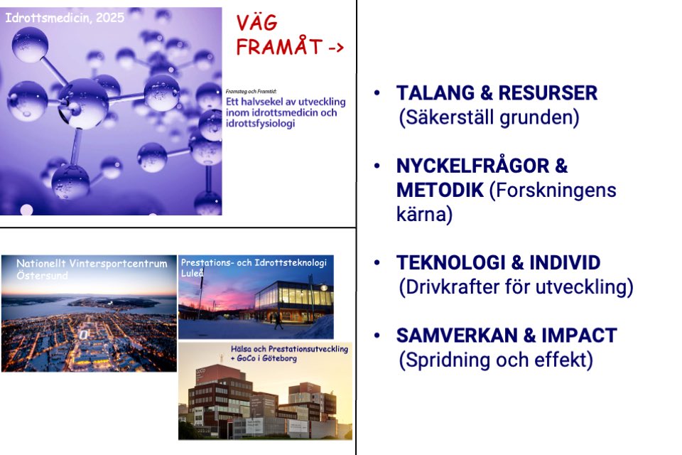 HCHolmberg1's tweet image. Honored to present on the past and future of sports physiology at the Swedish Sports Medicine Spring Meeting 2025 in Gothenburg today! Many thanks for the invitation. Gothenburg is fantastic!
@RedaktorSfaim @senorski #SFAIM #sportsmedicine