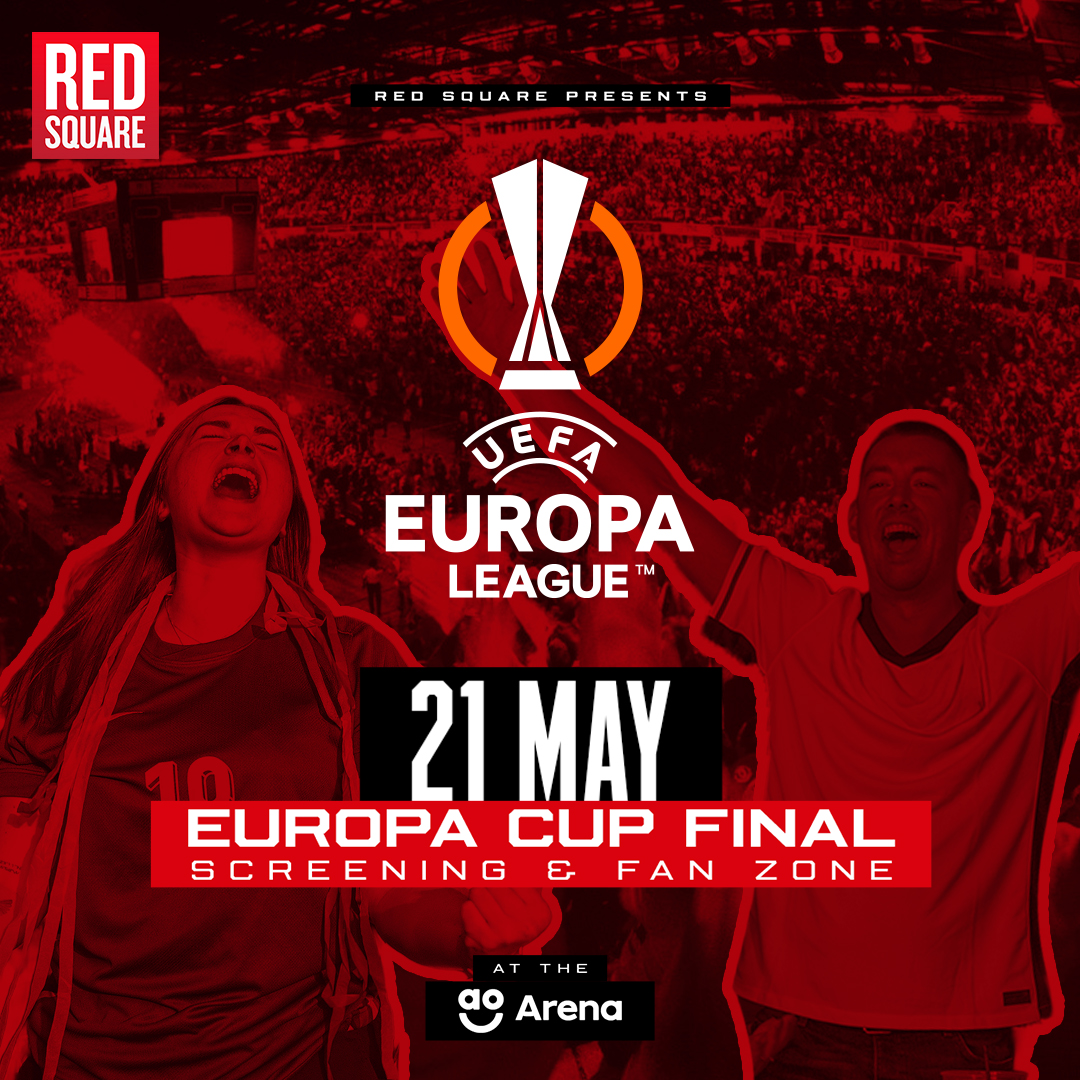The Reds go marching on!🔴 With a HUGE victory this evening, United are through to the final in Bilbao – bring it on!🏆 

🎟GIANT SCREEN 🎶LIVE ENTERTAINMENT 🙌ALL THE UNITED ENERGY ⚡ELECTRIC ATMOSPHERE!

Secure your tickets now: tinyurl.com/2naa2nw9

#MUFC #United #FanZone