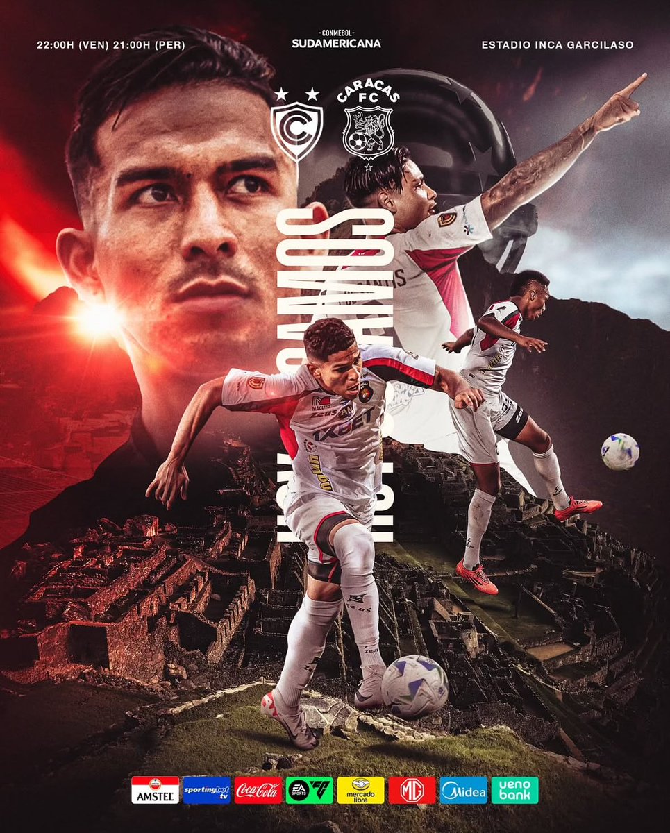 Caracas Futbol Club wrap up Venezuela’s participation in CONMEBOL competition this week, hosted by Cienciano of Peru in the Copa Sudamericana.

Already this week, we’ve had:

Carabobo 1-2 Botafogo 🇧🇷
Tachira 2-3 LDU Quito 🇪🇨
(Libertadores)

Puerto Cabello 4-1 Vasco da Gama 🇧🇷