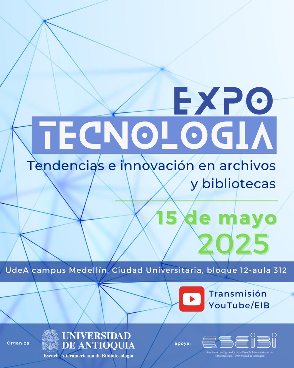 Escuela Interamericana de Bibliotecología UdeA tweet media