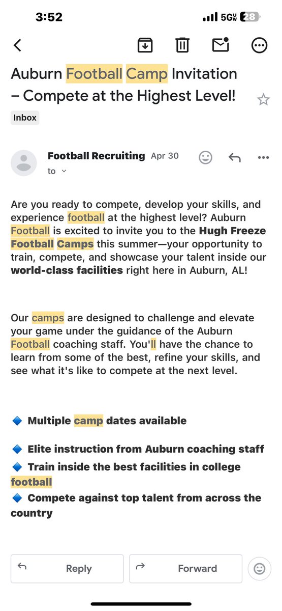 Ajami tucker (@d1ajami) on Twitter photo Blessed to receive a camp invite from <a href="/AuburnFootball/">Auburn Football</a> 🖤 Blessed to receive a camp invite from <a href="/AuburnFootball/">Auburn Football</a> 🖤