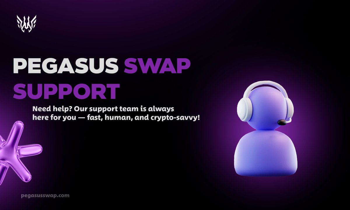 Pegasusswap's tweet photo. 📨 #PegasusSwap Support — We're Always Here for You
Running into issues with your #swap? Got questions about #rates, #confirmations, or a specific #coin?
At PegasusSwap, our #support team is available 24/7 to assist you — quickly, clearly, and with a deep understanding of the #crypto space.
👮 Real humans, not #bots
👍 Instant help via chat or email
🛡 No #KYC, no hassle — just solid support
Whether you’re a first-time user or a regular, we’re here to make sure your experience stays smooth, safe, and #anonymous.
👉 Stay updated with real-time market insights at https://t.co/BT9FhvaTHQ!