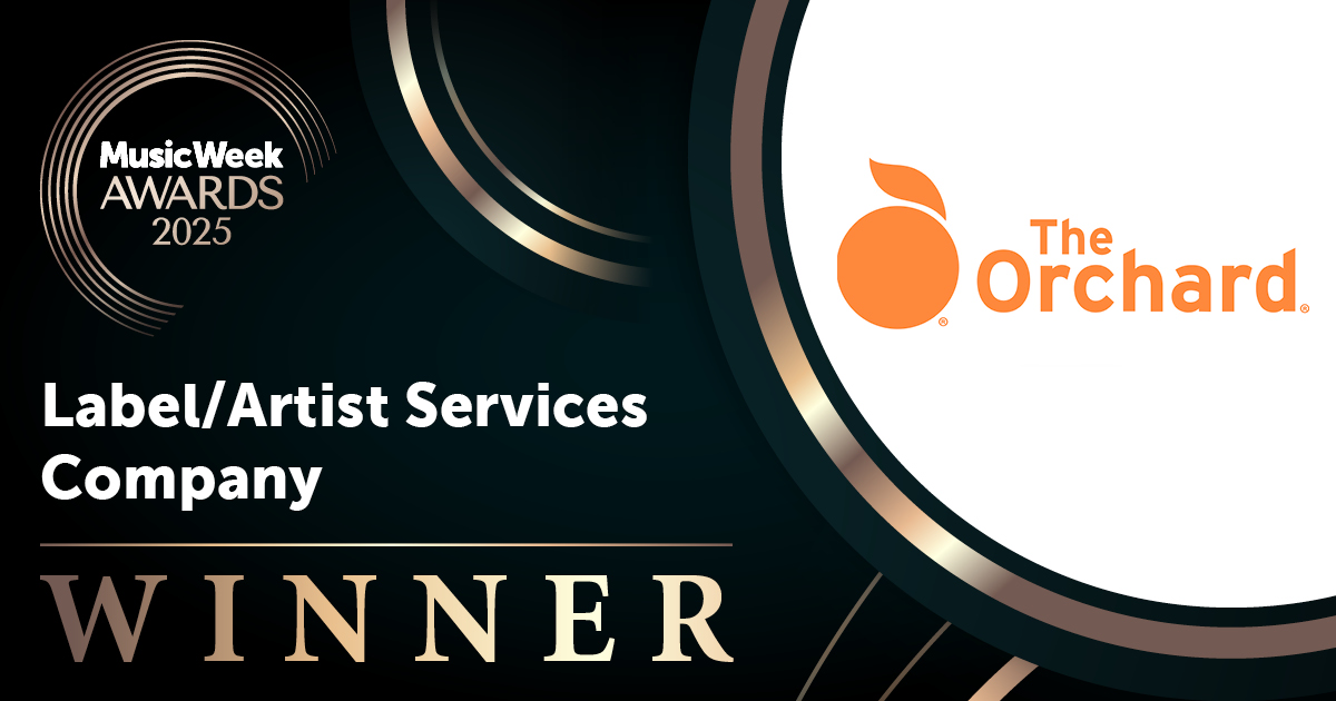 Label/Artist Services winner at the #MusicWeekAwards 2025 goes to <a href="/orchtweets/">The Orchard</a>

Supporting independent artists and labels with world-class tools and global reach.
