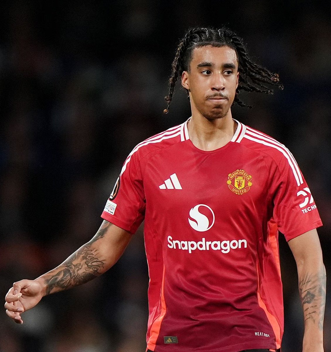 UtdFaithfuls's tweet photo. Leny Yoro, I have no words to describe you.

We struck gold.

What a defender, and he's just 19. ❤️ https://t.co/ovgvbBSOck