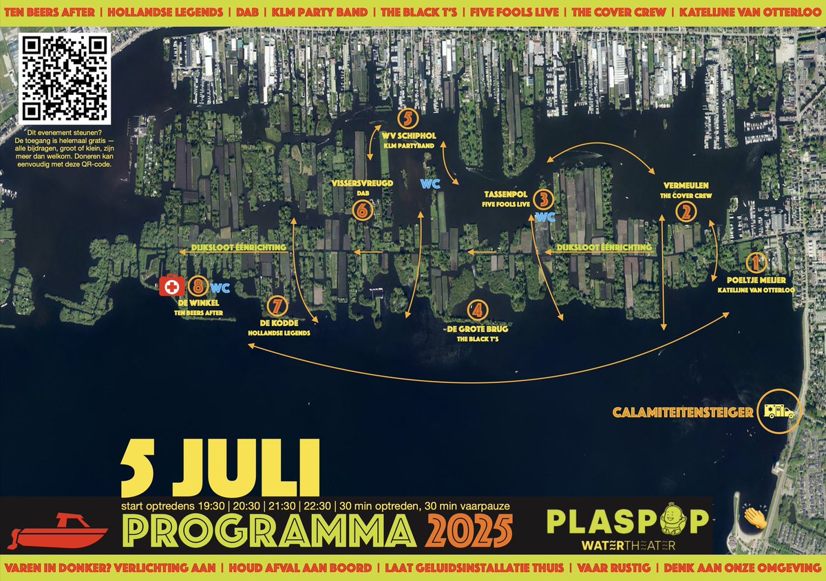 En, wie komen er op Plaspop en waar? Trots om te vermelden, ACHT podia, ACHT top optredens. Keuzes maken vanaf nu. Nog 2 maanden!