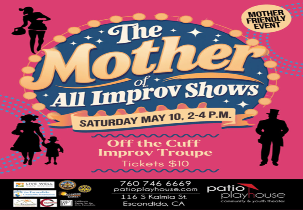 Just two days left before opening. Congratulations to the cast and crew of The Mother of All Improv Shows. Break a leg! ⁣
 onthestage.tickets/show/patio-pla…