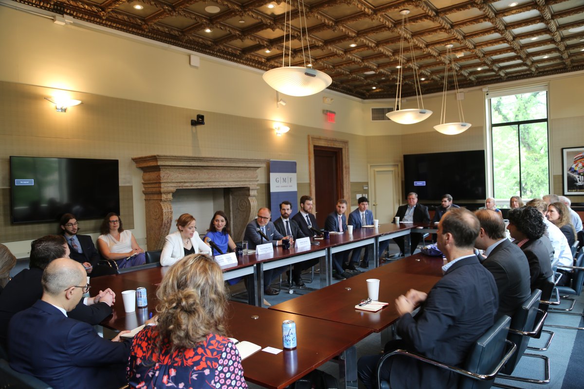 German Marshall Fund (@gmfus) on Twitter photo 🛡️ "Europeans must do more—on military industry, on military mobility, on cybersecurity, on also crisis management in our neighborhood."
This week, GMF hosted a conversation with <a href="/AndrisSpruds/">Andris Spruds</a>, Latvia's Minister for Defense. In conversation with Managing Director of GMF North, 🛡️ "Europeans must do more—on military industry, on military mobility, on cybersecurity, on also crisis management in our neighborhood."
This week, GMF hosted a conversation with <a href="/AndrisSpruds/">Andris Spruds</a>, Latvia's Minister for Defense. In conversation with Managing Director of GMF North,