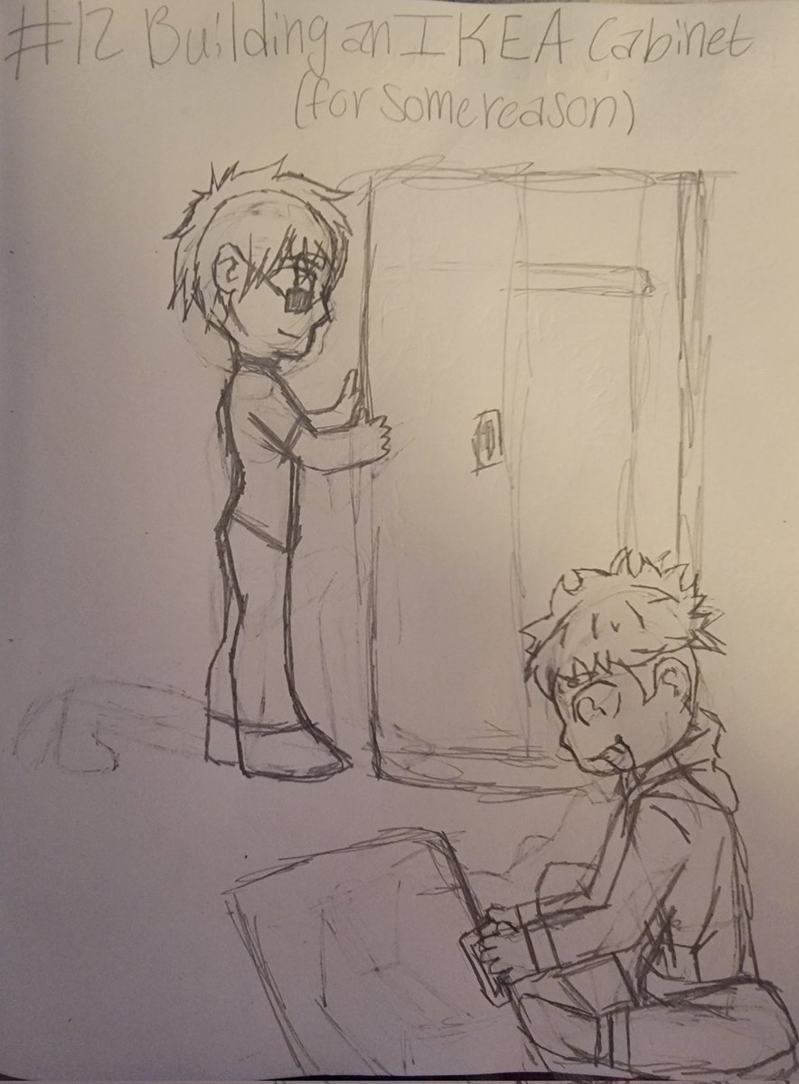TayVampBats99's tweet photo. 8 left. Sorry I can't draw people building 😅
#goyuu #五悠 #OTPchallenge https://t.co/VKEGkkx085