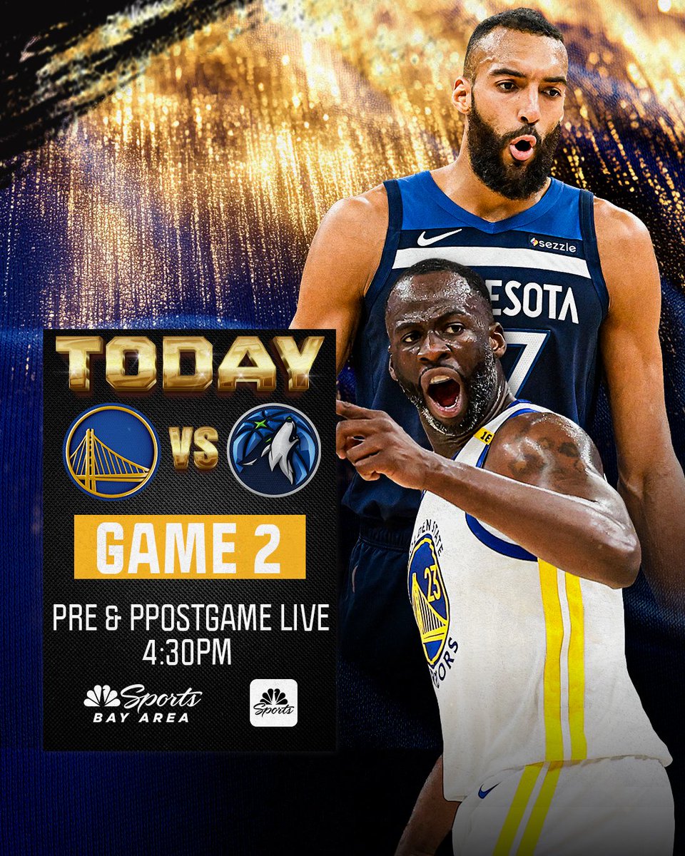 Game 2, Round 2 😈

📺: NBC Sports Bay Area
📲: bit.ly/4jOj6WE