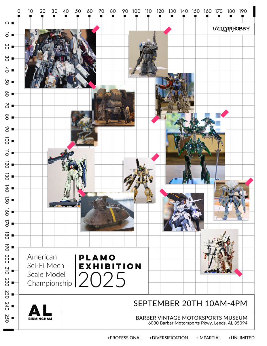 PlamoHobbyMag's tweet image. The third Plamo Exhibition will be held in Birmingham on September 20th!
The price was spicy but it’s Up ROUND 3 of the Plamo Exhibition is at Barber Motorsports museum 9/20 10am-4pm
More info - PC Web:
plamoexpo.online
#plamoexhibition #plamo3
