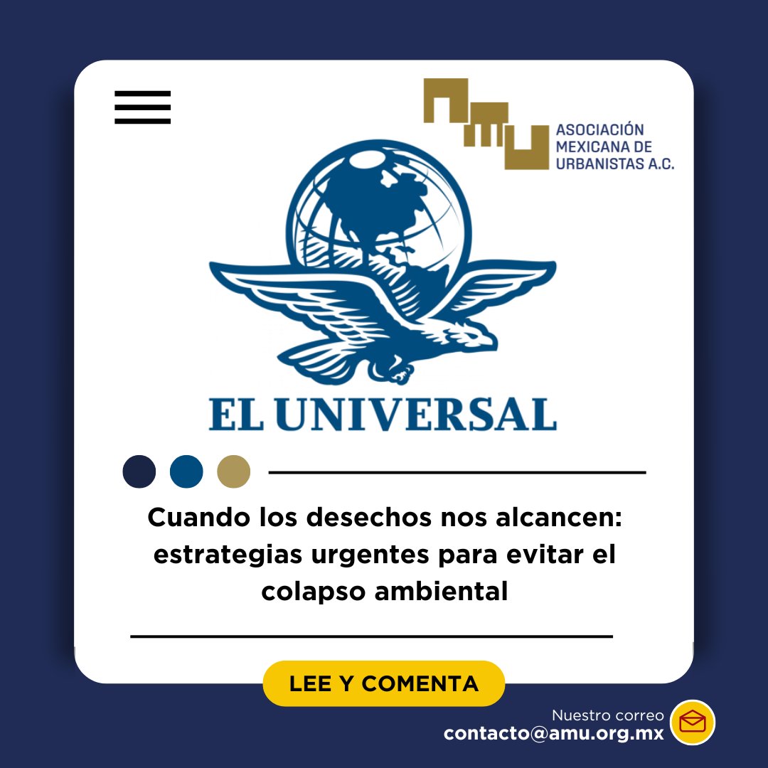 🗑️ CDMX genera 13,000 toneladas de basura al día. Rellenos al límite, manejo deficiente y un futuro en riesgo.

♻️ Transformar residuos en recursos es urgente.

Lee más sobre esta crisis y sus soluciones: amu.org.mx/cuando-los-des…

#AMU #Residuos #CDMX