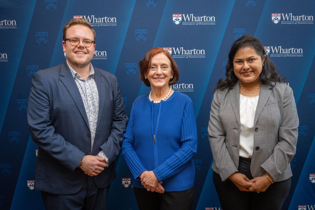 Tyler Welch (@tylerqwelch) on Twitter photo Really enjoyed attending <a href="/PensionResearch/">PRC</a>'s 2025 symposium last week; I was honored to have joint work (with <a href="/anita_mukherjee/">Anita Mukherjee</a> and <a href="/Hessam_Bavafa/">Hessam Bavafa</a>) on the program.
Most importantly, though, I have this photo with <a href="/OS_Mitchell/">Olivia S. Mitchell</a>, my academic idol, and <a href="/anita_mukherjee/">Anita Mukherjee</a>! Really enjoyed attending <a href="/PensionResearch/">PRC</a>'s 2025 symposium last week; I was honored to have joint work (with <a href="/anita_mukherjee/">Anita Mukherjee</a> and <a href="/Hessam_Bavafa/">Hessam Bavafa</a>) on the program.
Most importantly, though, I have this photo with <a href="/OS_Mitchell/">Olivia S. Mitchell</a>, my academic idol, and <a href="/anita_mukherjee/">Anita Mukherjee</a>!