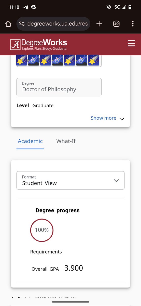 I did it. It's finally official