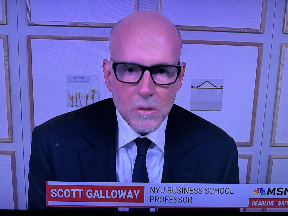 BillCatlette's tweet image. “We (USA) have become a kleptocracy that would make Putin blush… is like an iceberg.” Prof. Scott Galloway via #DeadlineWH