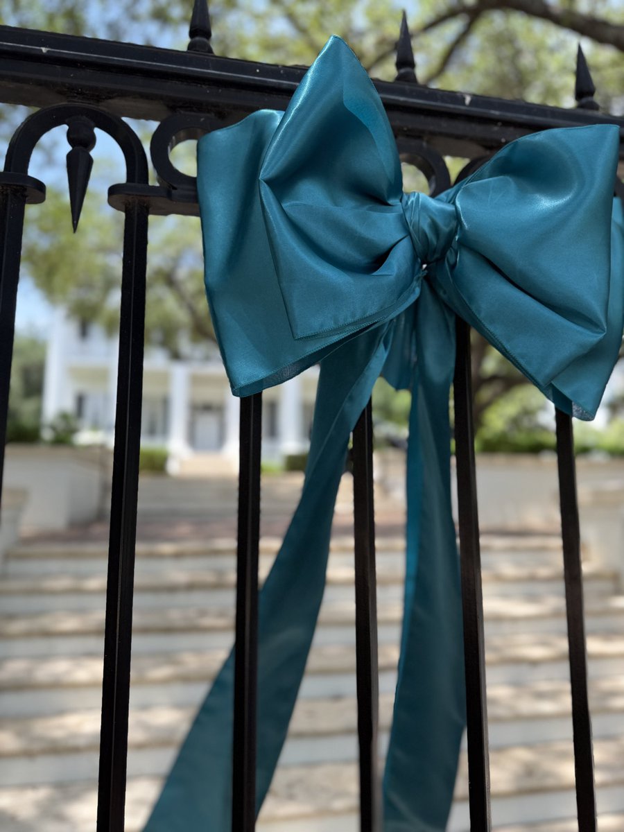 Excited to see <a href="/GregAbbott_TX/">Greg Abbott</a> <a href="/TexasFLCA/">Cecilia Abbott</a> also supporting World Ovarian Cancer Day at the Mansion gates. #NoWomanLeftBehind #WOCD2025