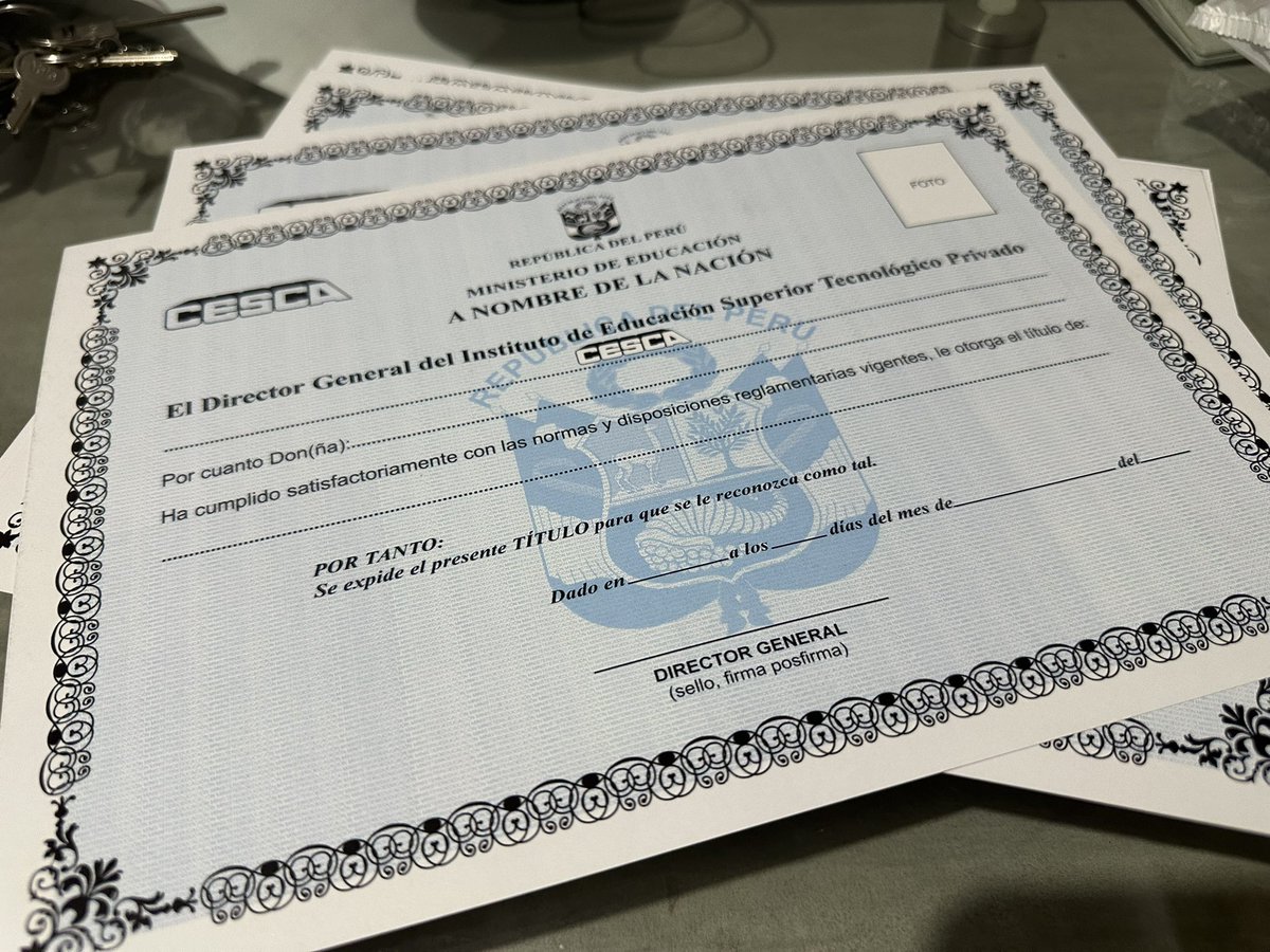 math_peru's tweet photo. CERTIFICADOS 👉📲964096078 ó Whatsapp. Pedido para #cesca #instituto 
👉 Papel Opalina 180gr
👉 Full color, 1 color, etc
👉 Diseño personalizado
👉 Enviamos a provincia
.
.
#certificado #diploma #certificados #offset #imprenta #impresion #folkote #opalina #publicidad #peruanos https://t.co/yKw84yDjtt